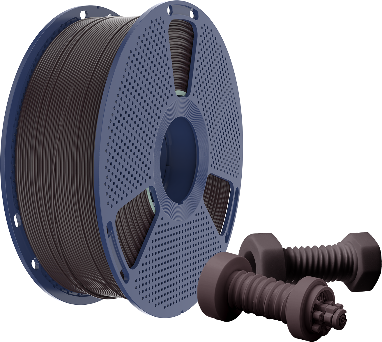 SUNLU  High-Speed ABS Roasted Chestnut, 1,75 mm / 1000 g    ABS Filament für High Speed Druck mit bis zu 350 mm/s in Roasted Chestnut