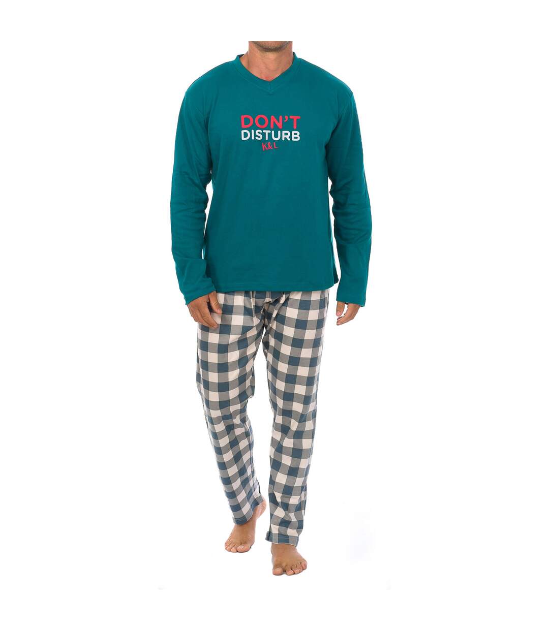 DON'T DISTURB long-sleeved pajamas