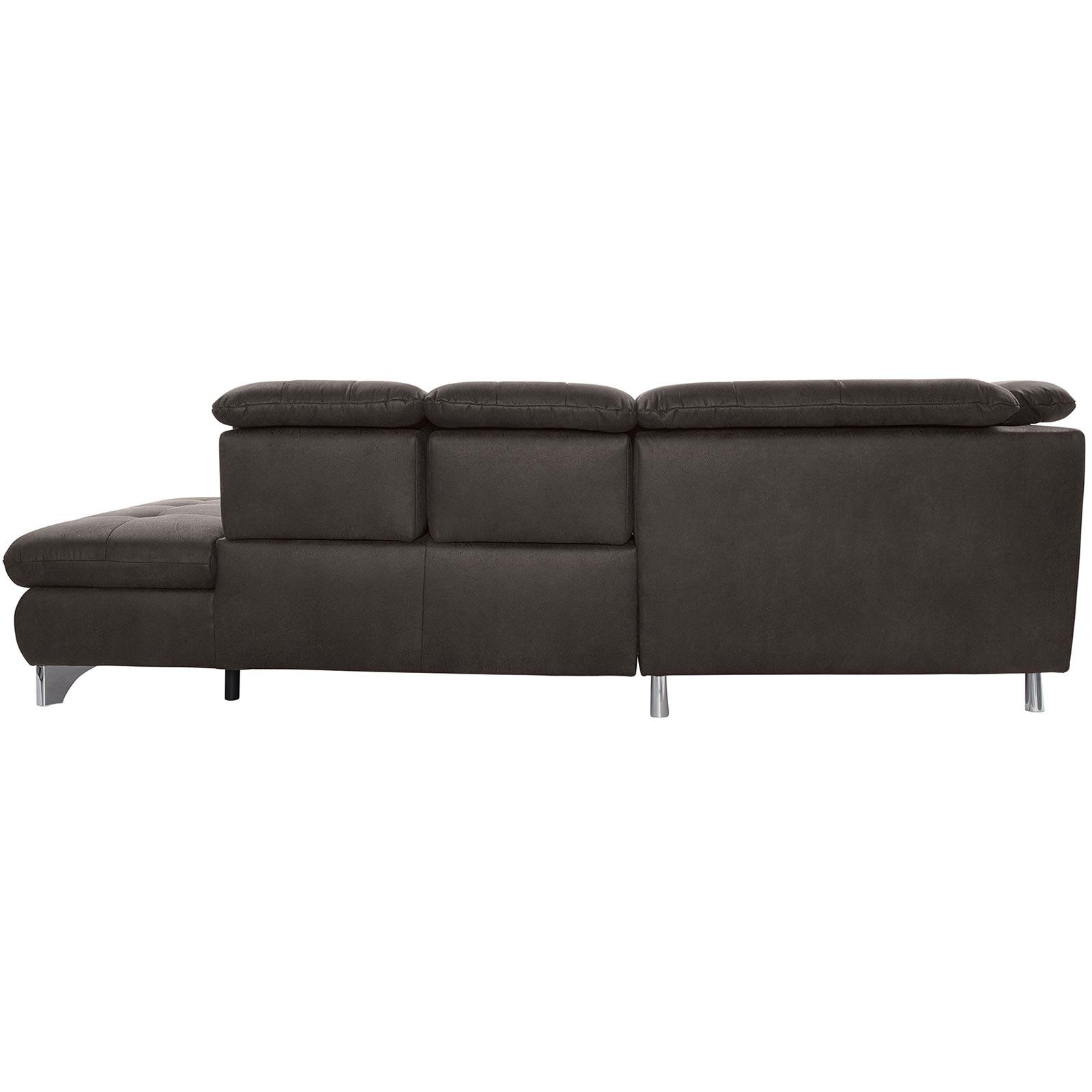 polsterpower Wohnlandschaft - Saddle anthrazit - Basismodell - Recamiere links