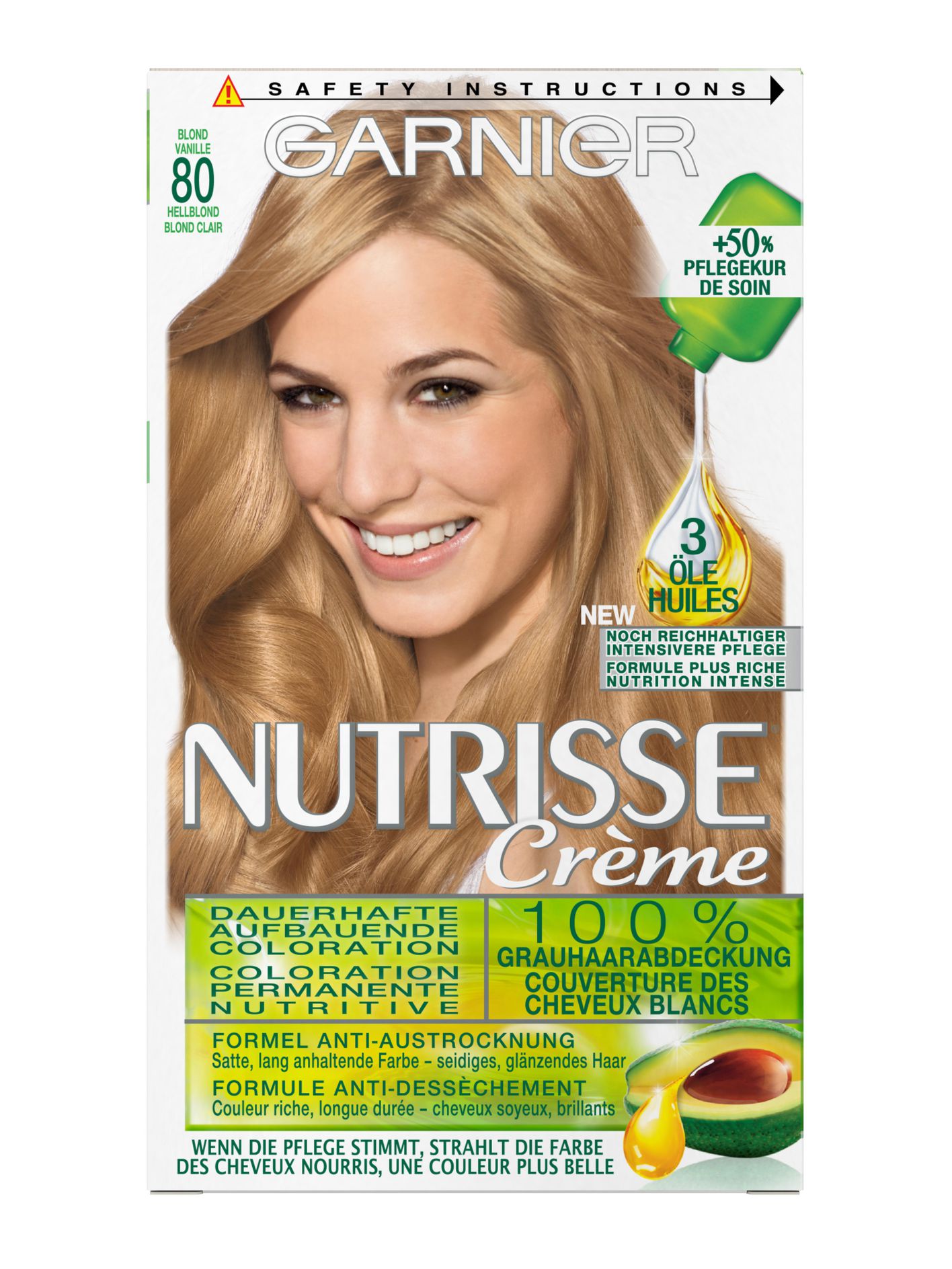 NUTRISSE Nährende Color-Maske 80 blond vanille 1 Stk