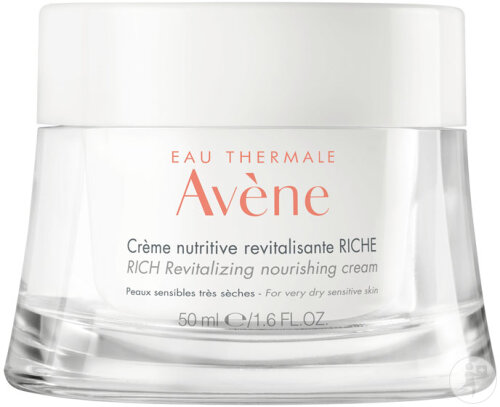 Avène Les Essentiels Crème Nutritive Revitalisante Riche Peau Sensible Très Sèche 50ml