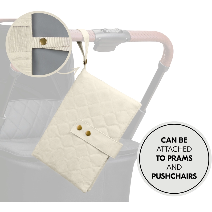 hauck Windeltasche mit Wickelunterlage Change N Walk Beige