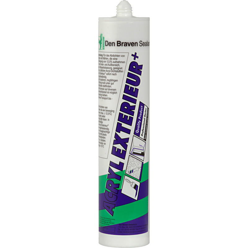 Zwaluw acrylaatkit exterieur + Wit 310ml