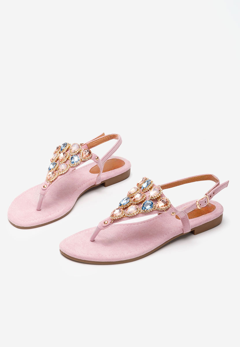 Sandales plates lilas Deena
