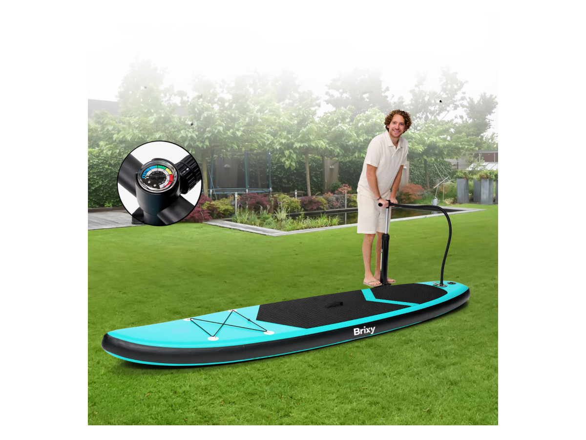 Brixy 285 cm opblaasbaar supboard - Mint Green