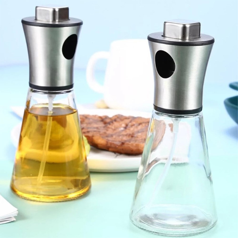 (200ml) Olivenöl Sprühflasche / Öl / Essig / Wein / Zitronensaft / Sojasauce Glas Spender
