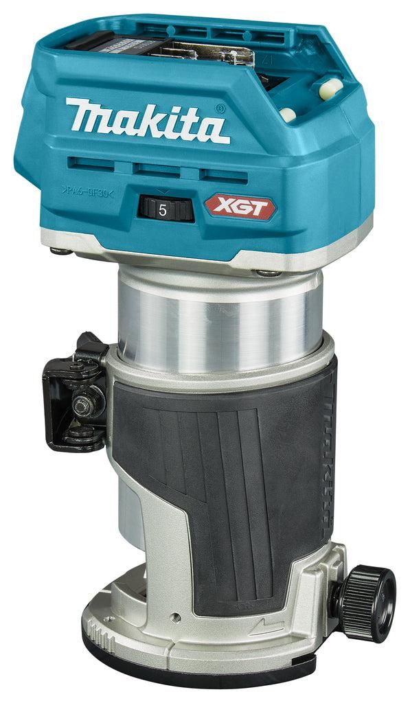 Makita RT001GZ15 Accu boven- en kantenfrees   geleiderail adapter XGT 40V Max Basic Body in Mbox