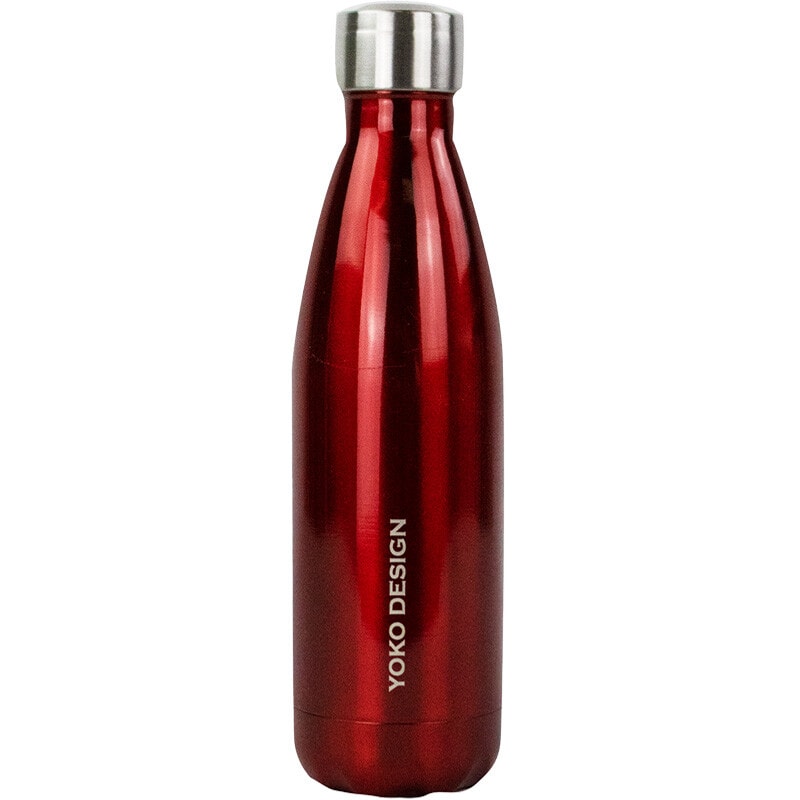 Bouteille isotherme - Brillant - Rouge - 500 ml