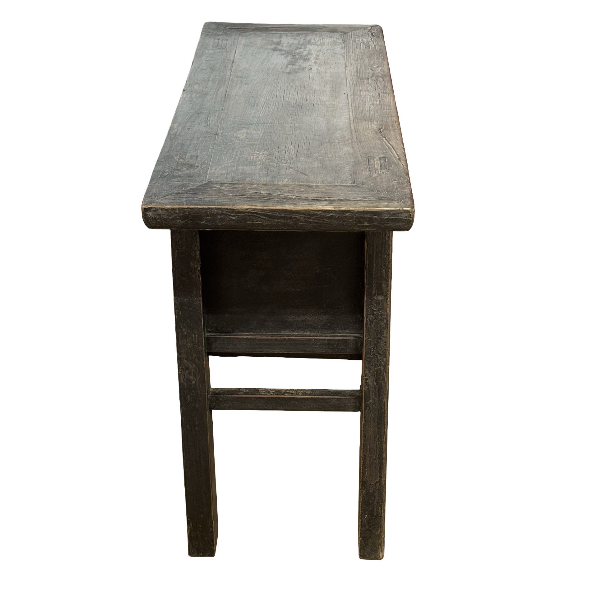Dressoir zwart 3 la snijwerk uniek