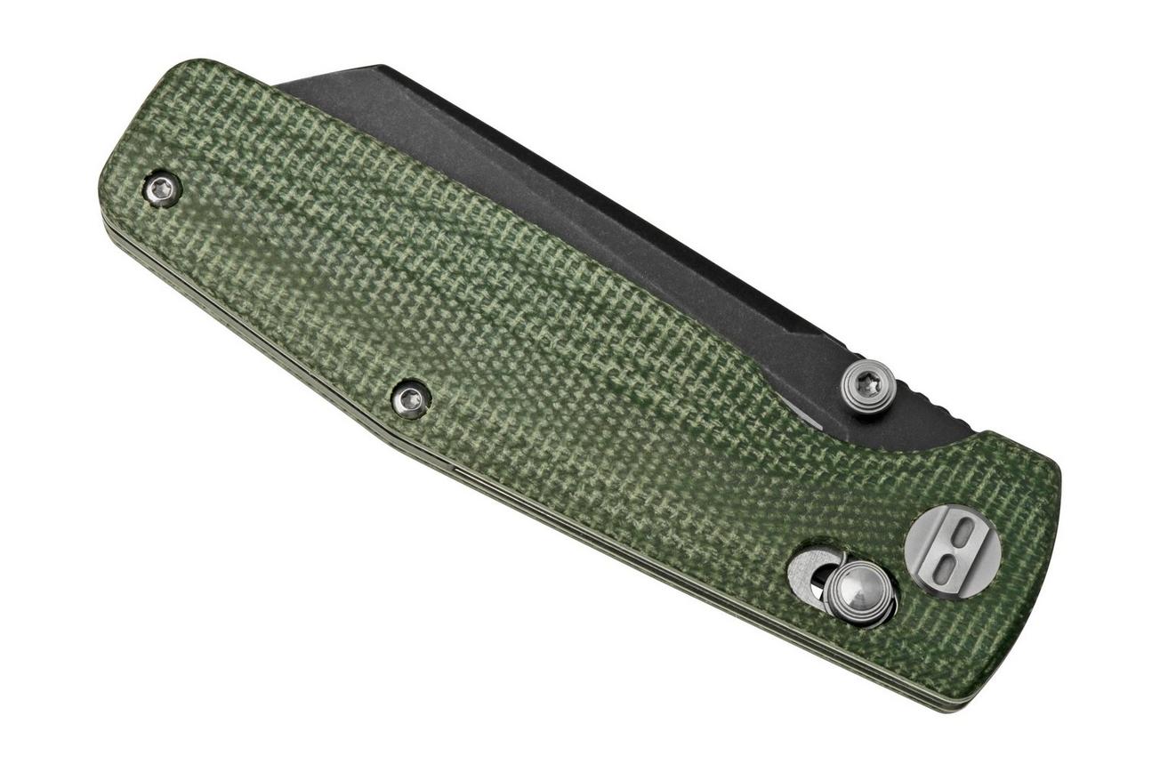 Bestech Slasher BG43B-2 Green Micarta, zakmes