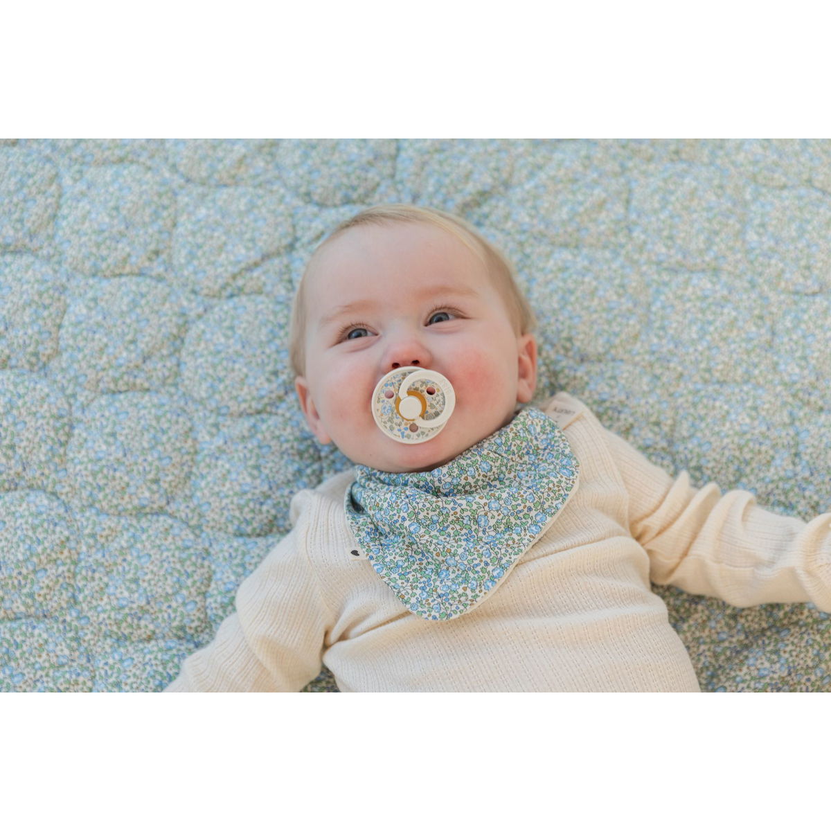BIBSBIBS   x Liberty Bandana Bib eloise ivory
