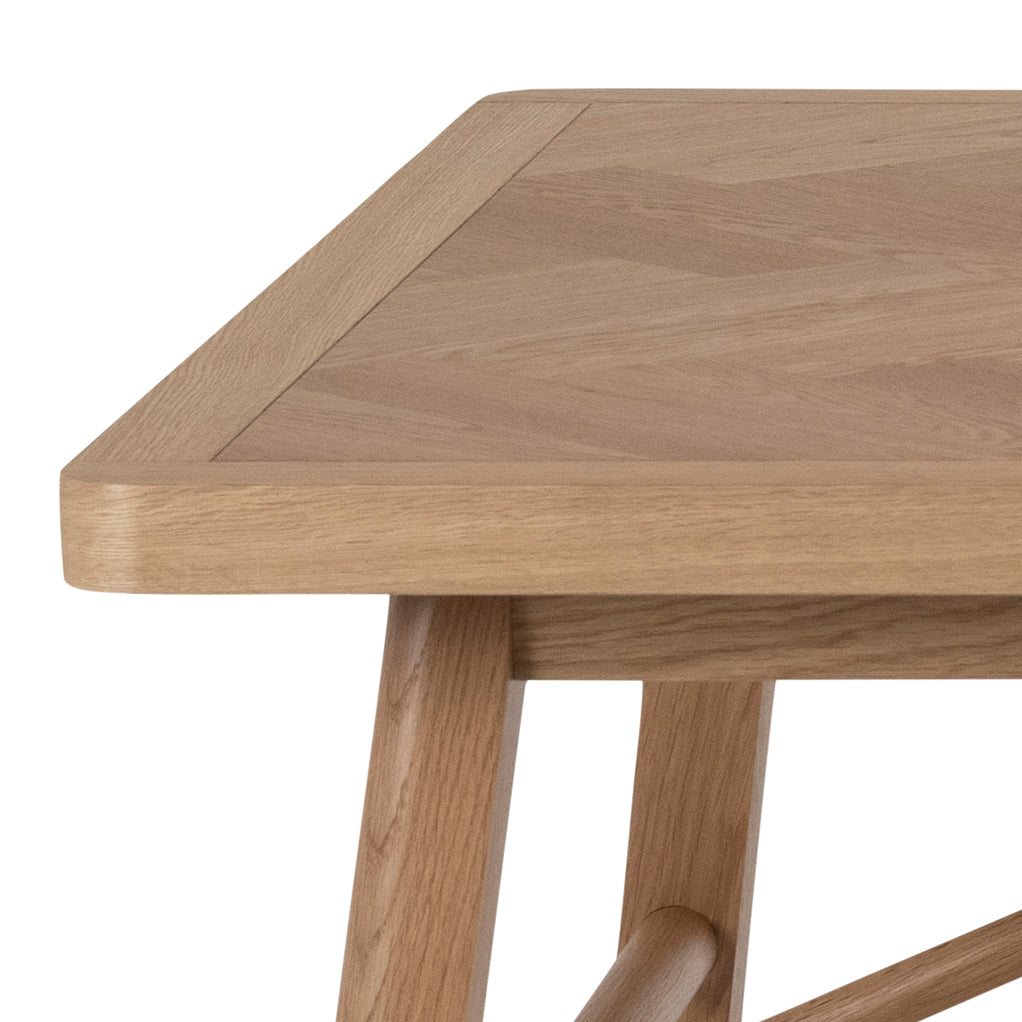by fonQ  Tekla Eettafel Visgraat - 200 x 100 cm - Oak