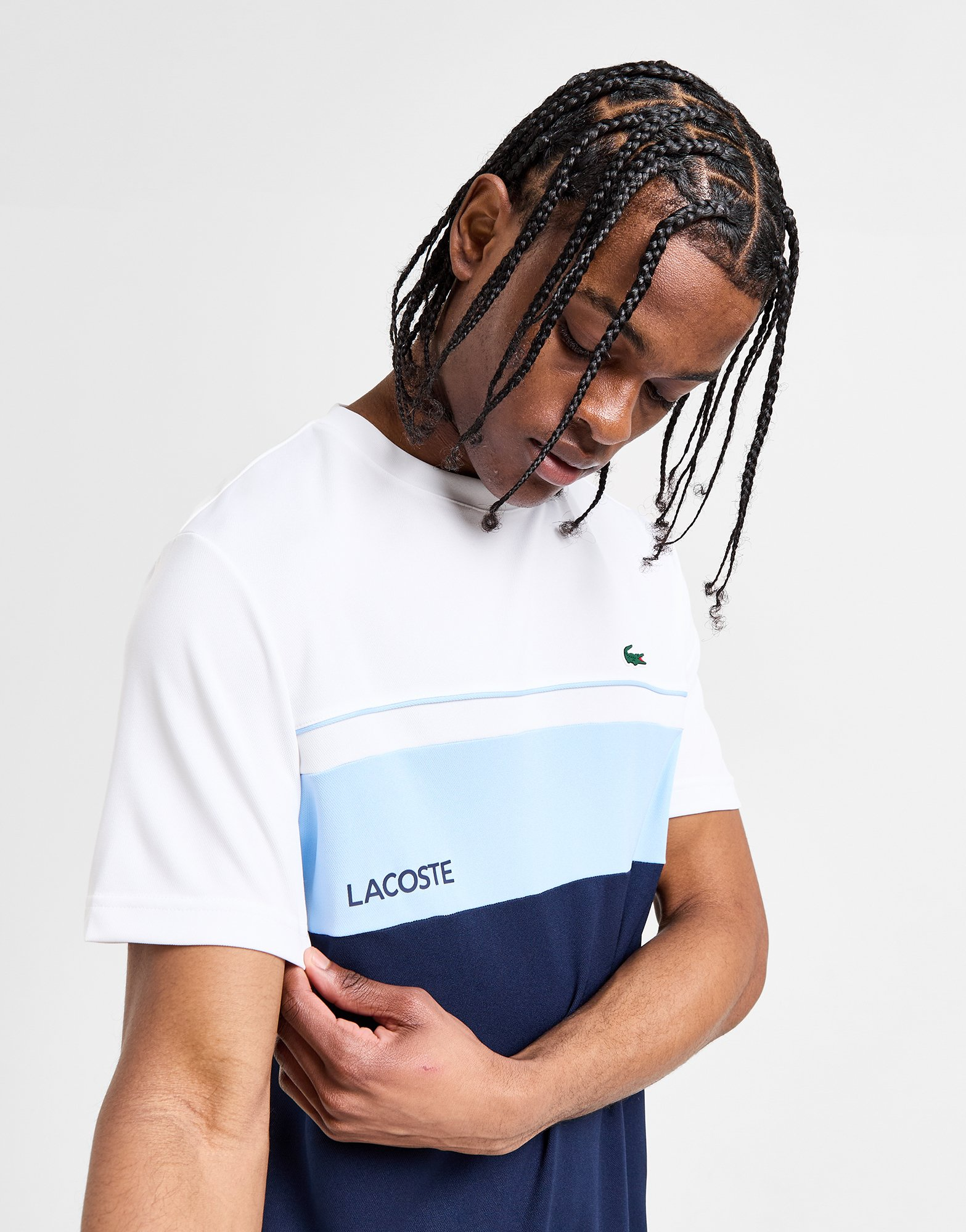 Lacoste T-shirt Colour Block Poly Homme
