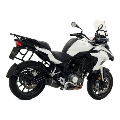 Silencieux Arrow Race tech Alu Dark embout carbone - Noir
