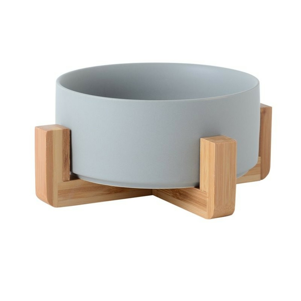 Gamelle naturelle pour chien & chat gris foncé
