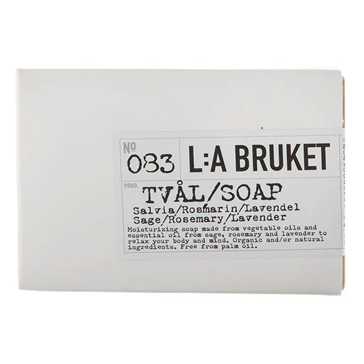 L:A BRUKET Savon solide Sauge Romarin Lavande 083 - 240 g