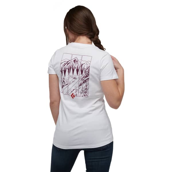 T-shirt escalade BLACK DIAMOND W MULTI SPORT SS TEE WHITE