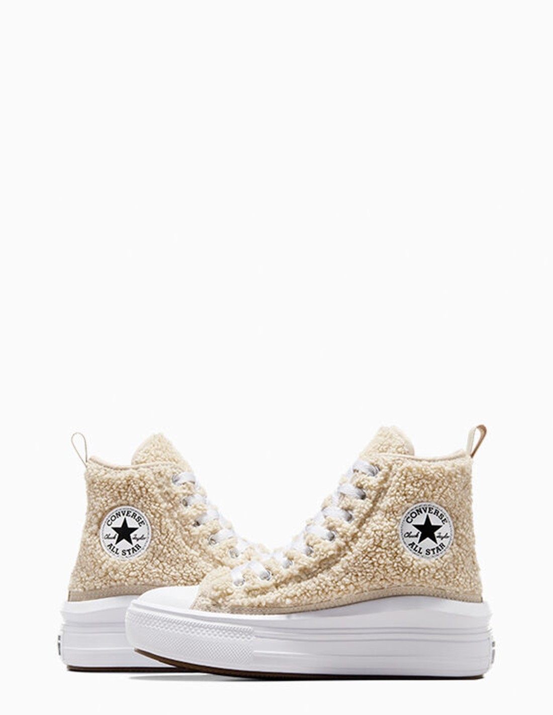 converse Sneakers Femme Montante Ctas Move Hi Beach Stone/White/Black
