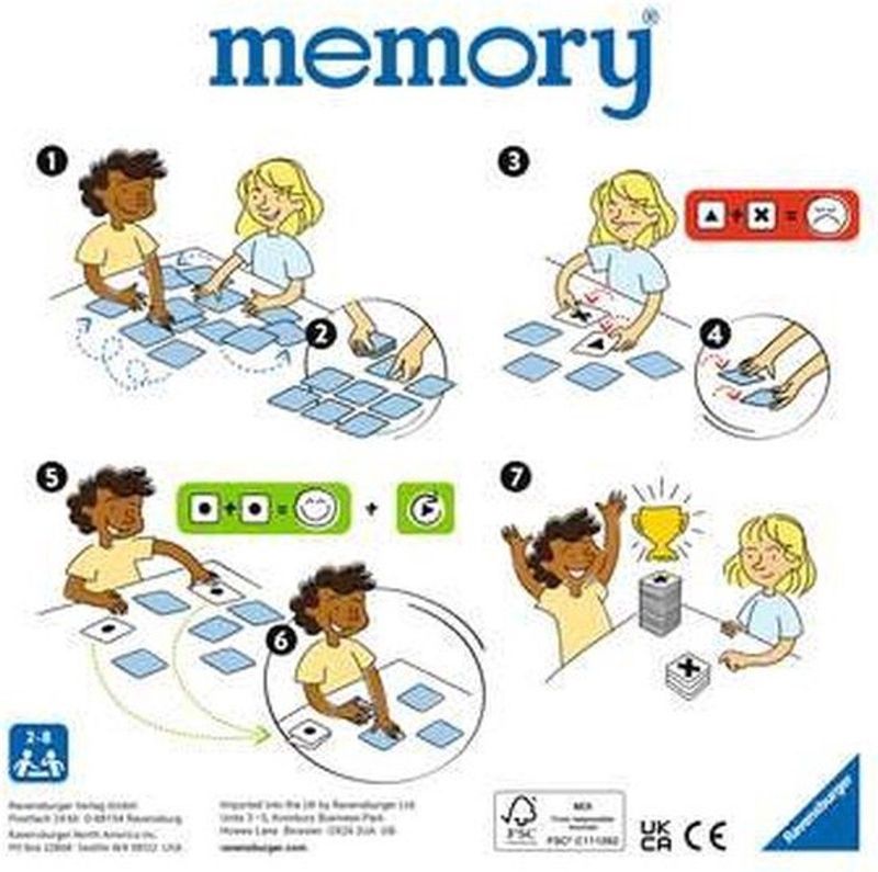 Ravensburger - Paw Patrol - Geheugen Game - Multicolor - 72 Kaarten