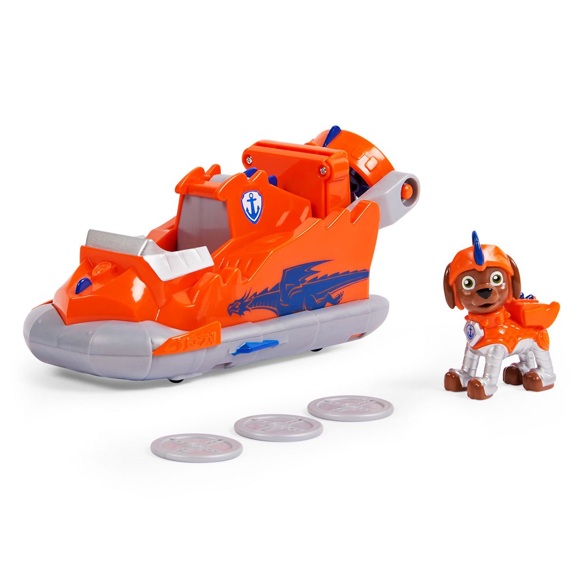 Spin Master 6063589 (20135922) - Paw Patrol - Rescue Knights - Zuma mit Deluxefahrzeug