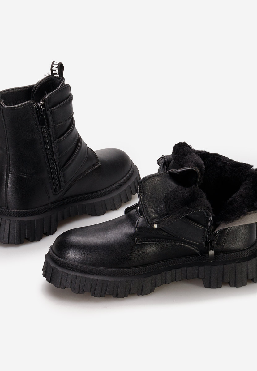 Bottines filles noires Clawdia