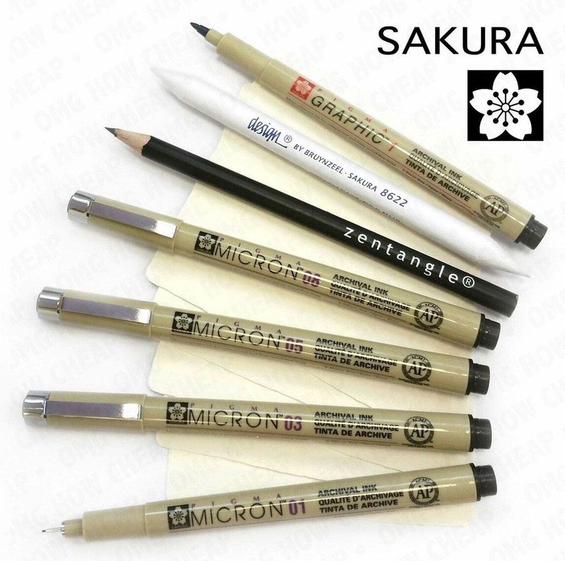 Sakura - Zentangle Tool Set - 12-delig - Inclusief Pigma Fineliners