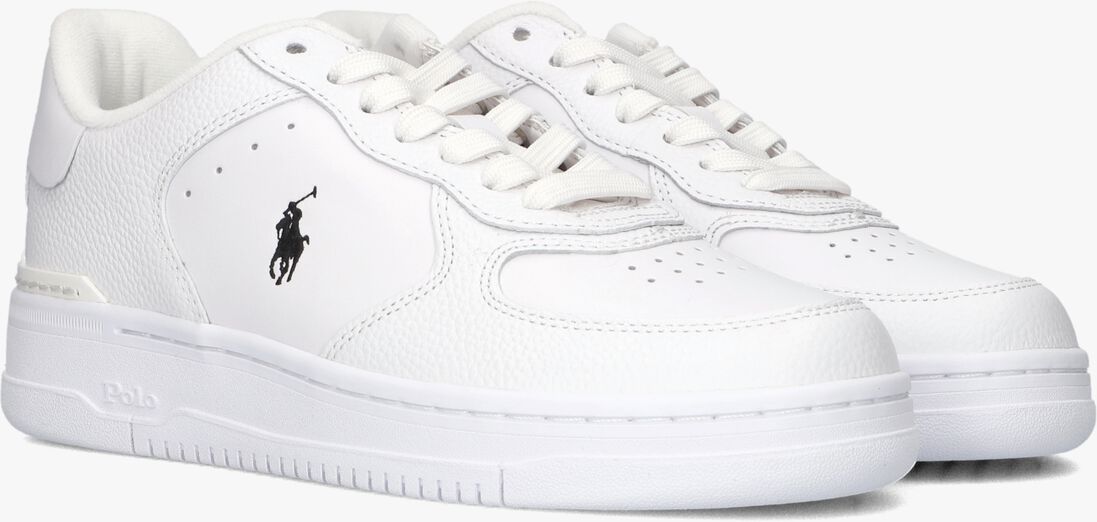 witte polo ralph lauren lage sneakers masters crt d
