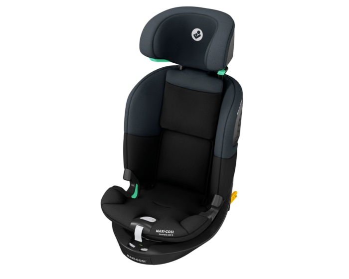 Emerald 360 S 0 - 12 Y  40 - 150 cm  0 - 36 kg    Wächst mit deinem Kind mit |    FlexiSpin-Drehung um 360° |    Bequeme Liegepositionen |    G-CELL Seitenaufprallschutz |