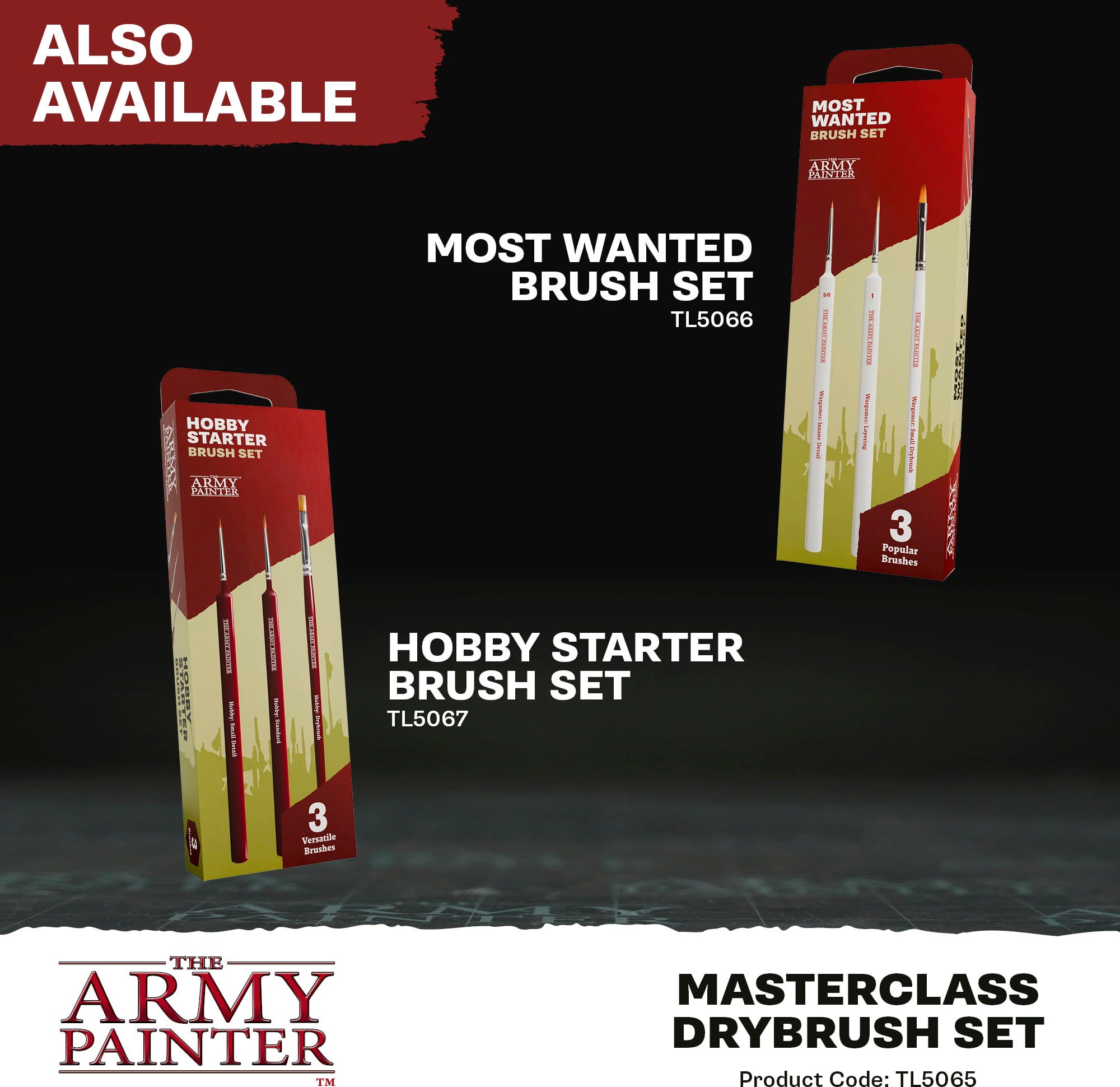 The Army Painter  Masterclass Drybrush Set    Die Meisterklasse für das Trockenbürsten