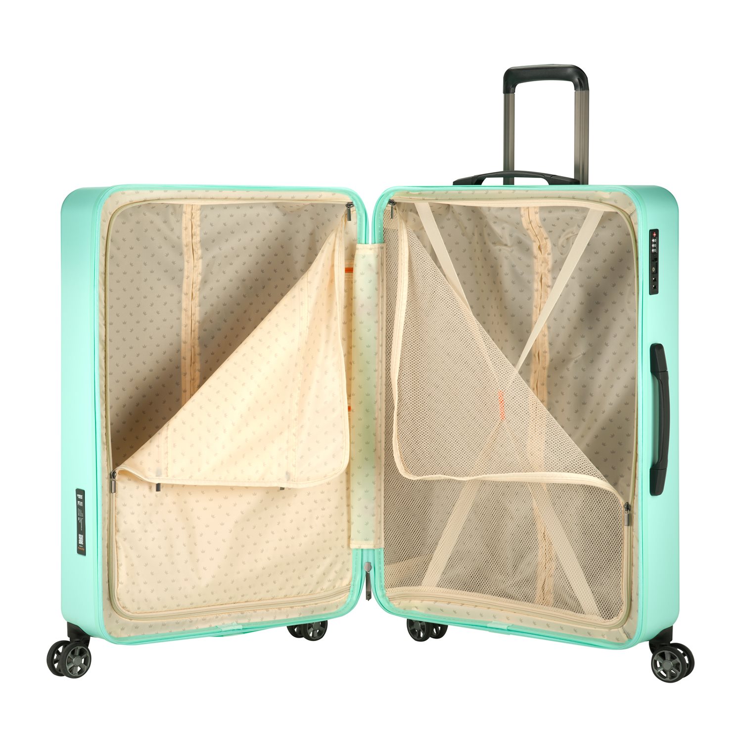 Princess Traveller PT-01 Deluxe Large Trolley pacific mint