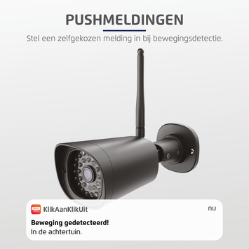 KlikAanKlikUit Ipcam-3500 Slimme Buitencamera Zwart