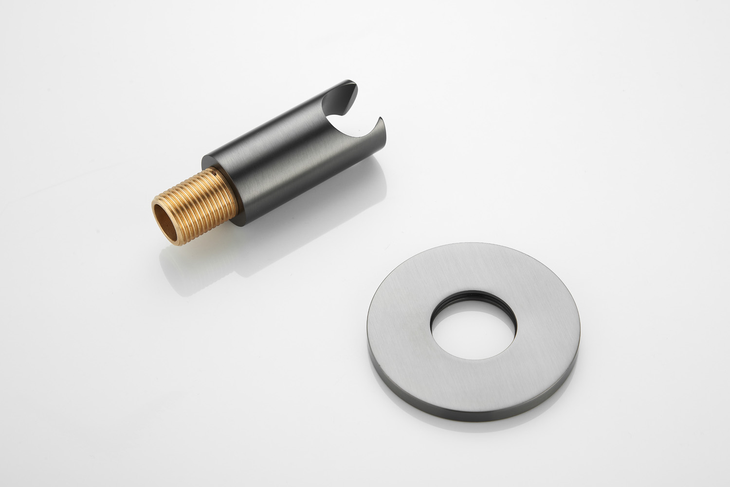 Saniclear Plus handdouche houder verouderd ijzer - gunmetal