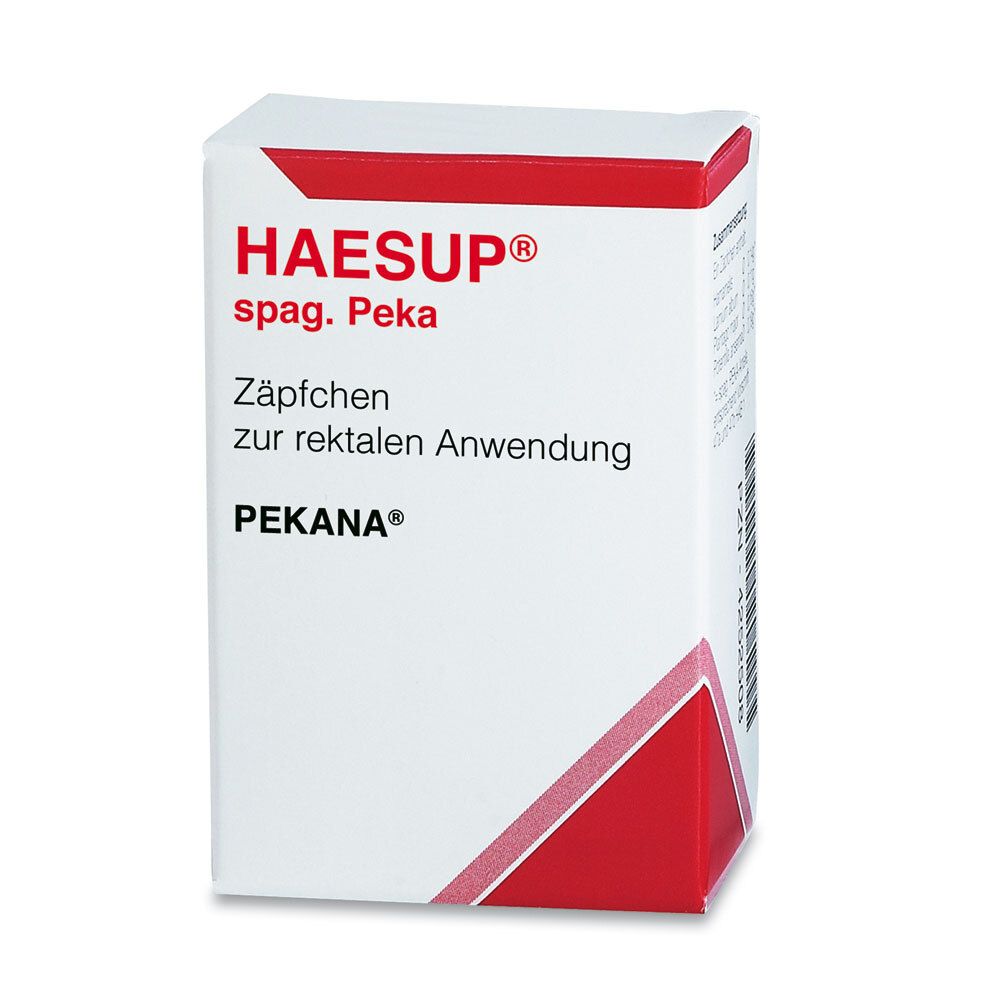 HAESUP spagyrische Peka Zäpfchen
