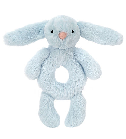 Jellycat Rin Grøngle - 18x8 cm - Bashful Bunny - Baby Blue