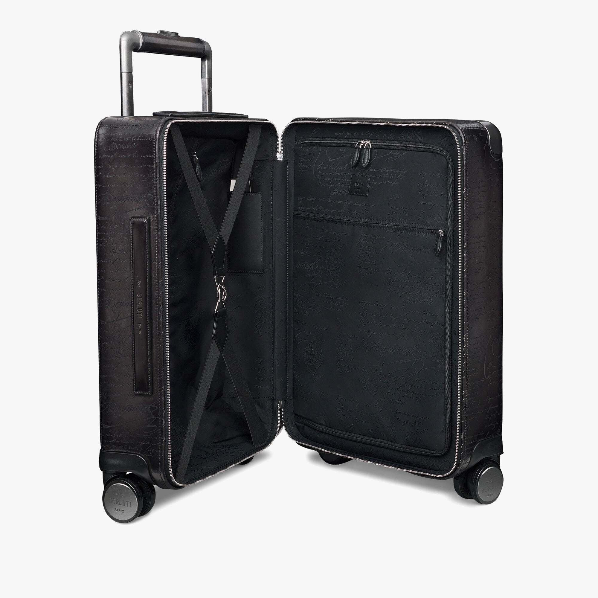 Bagage Roulant Formula 1005 En Cuir Scritto