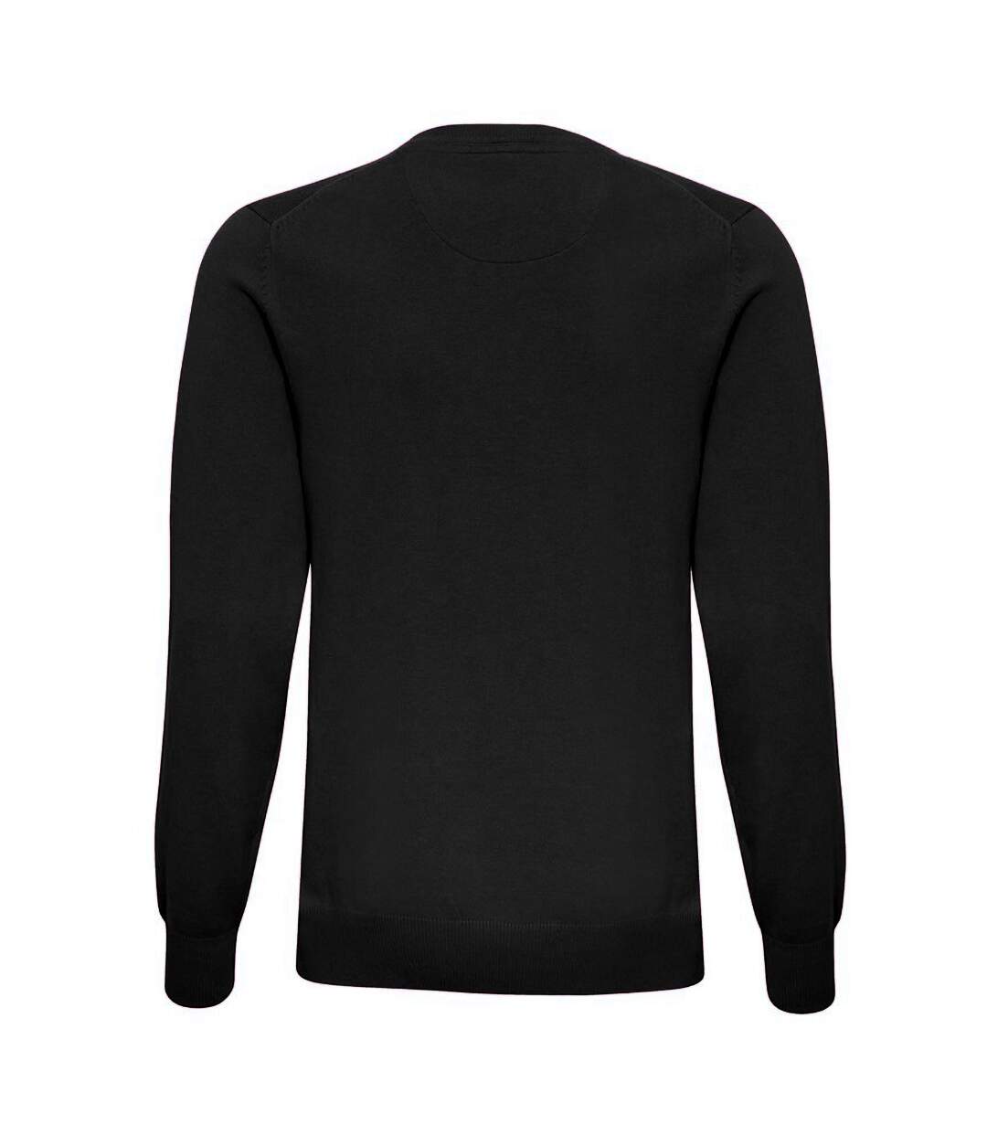 Asquith & Fox - Pull en coton à col V - Homme (Noir) - UTRW5188