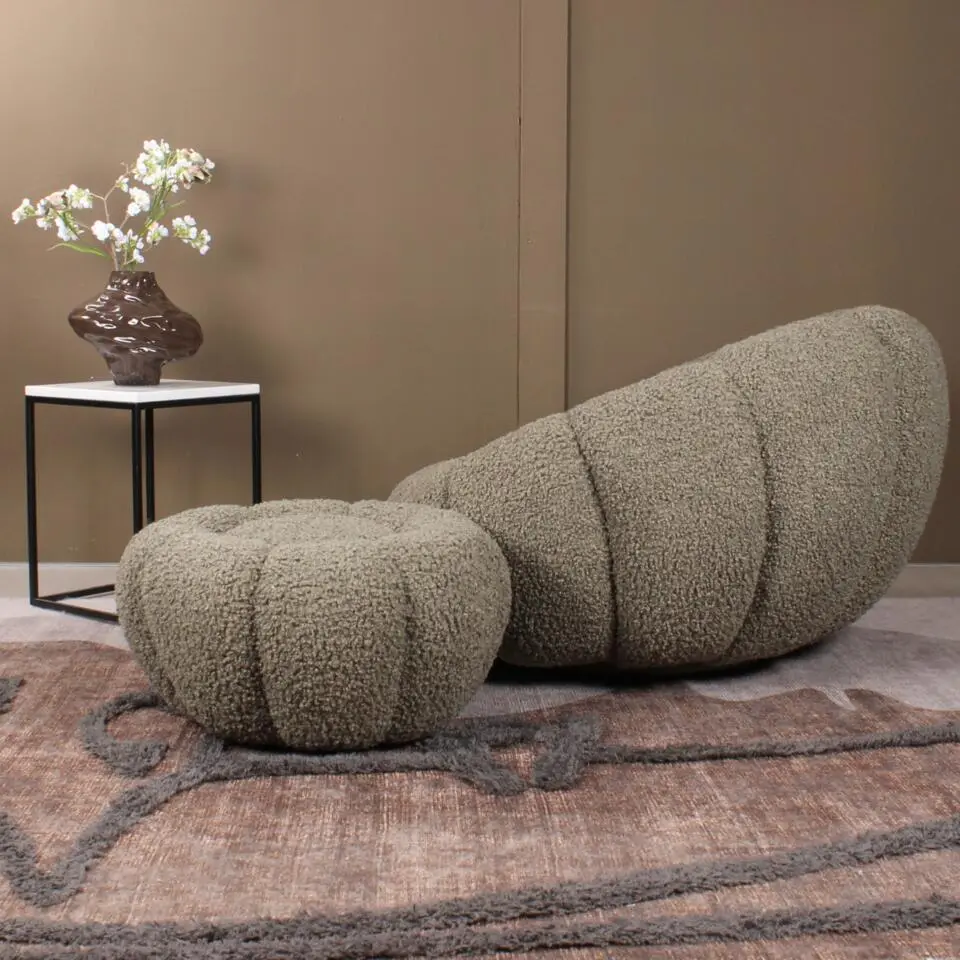 DS4U - Olivia DLX fauteuil teddy - groen