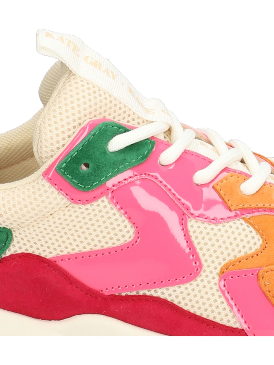 Lederkombination Sneaker