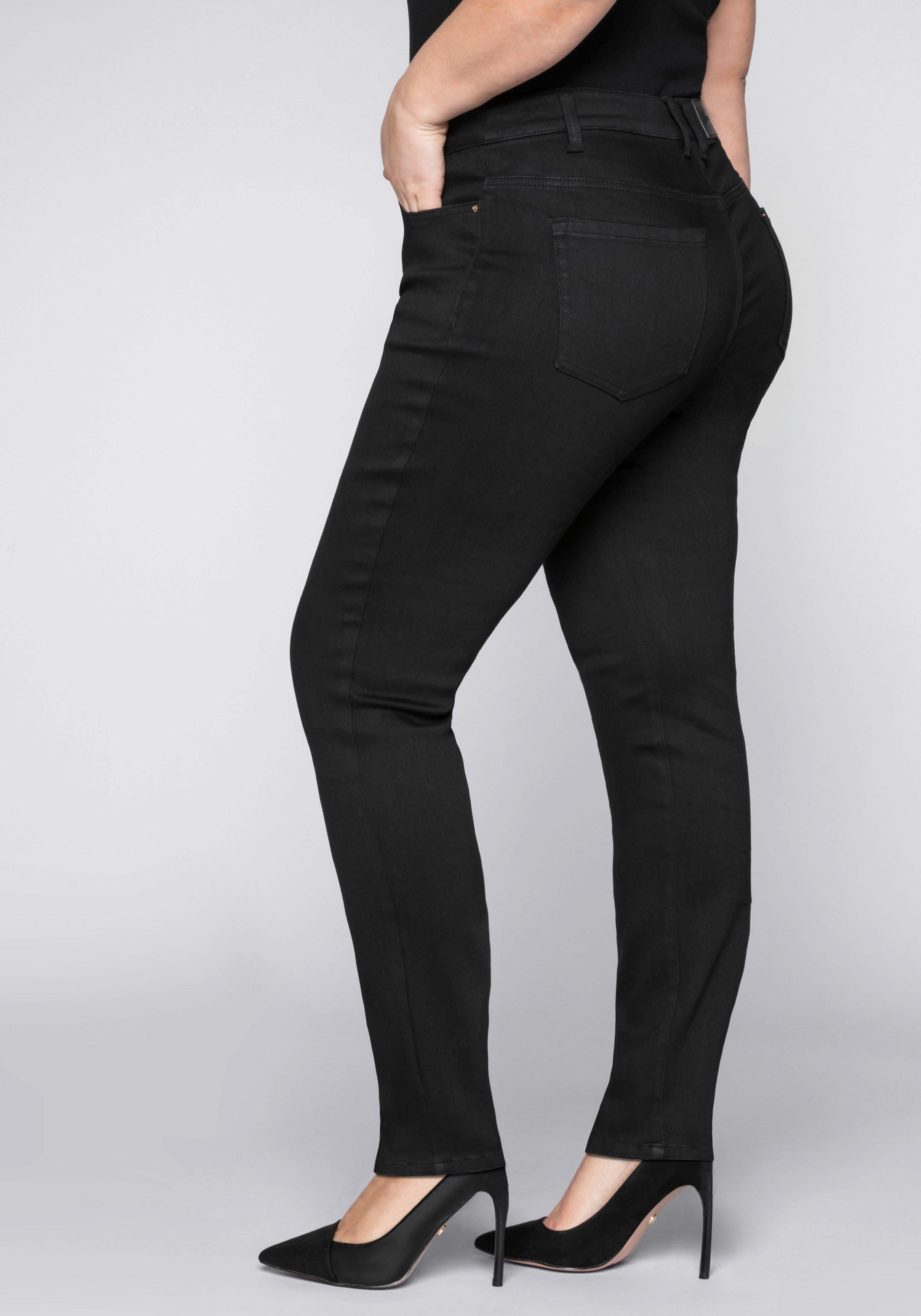 Skinny Stretch-Jeans mit Bodyforming-Effekt