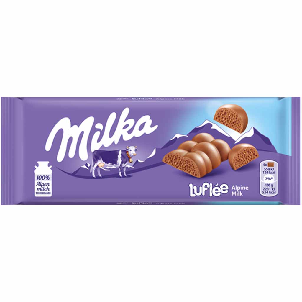 Milka Tafelschokolade Luflee 100g MHD:30.9.25