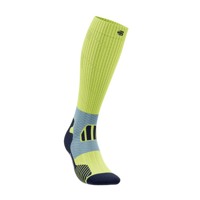 Bauerfeind Unisex Strømper Trail Run Compression Socks High Cut Grøn
