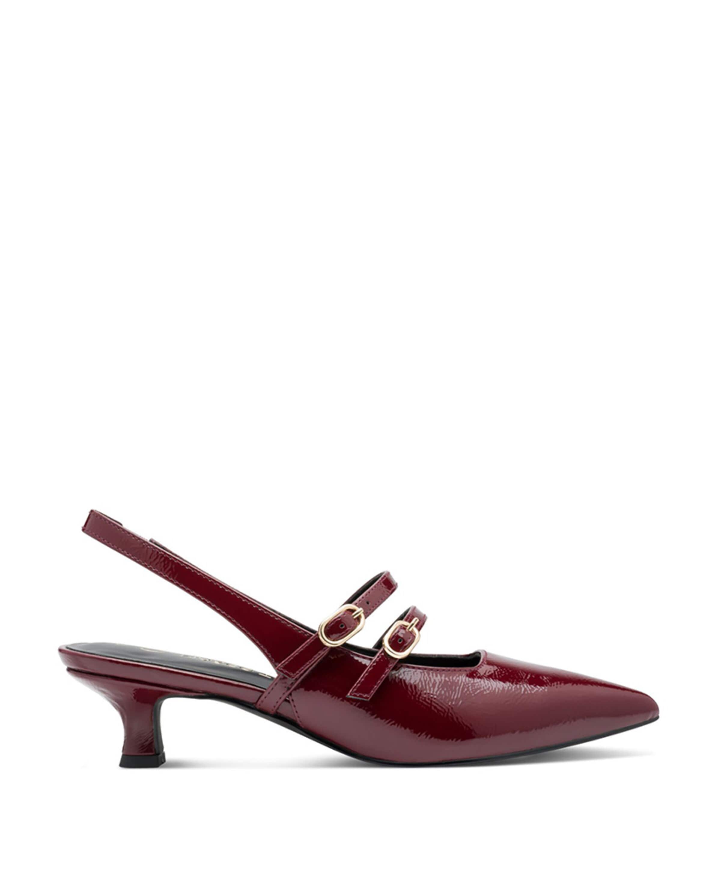 Marco tozzi dames slingbacks bordeaux
