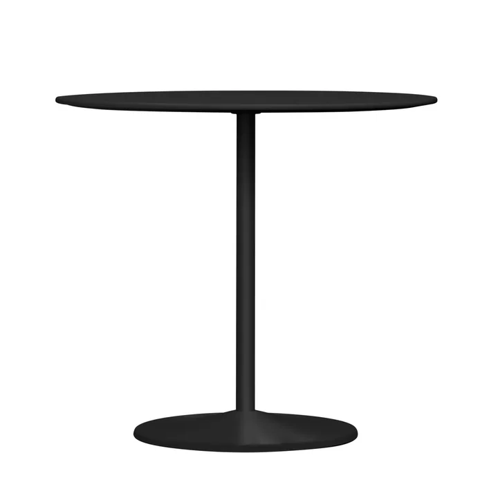Montana - Panton Esstisch, Ø 90 x H 72 cm, Laminat snow / snow