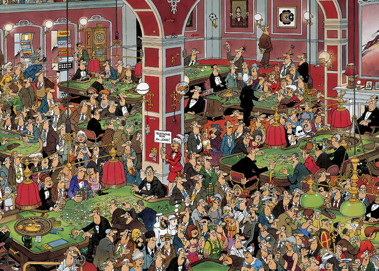 Jan Van Haasteren puslespil JvH Crazy Casino