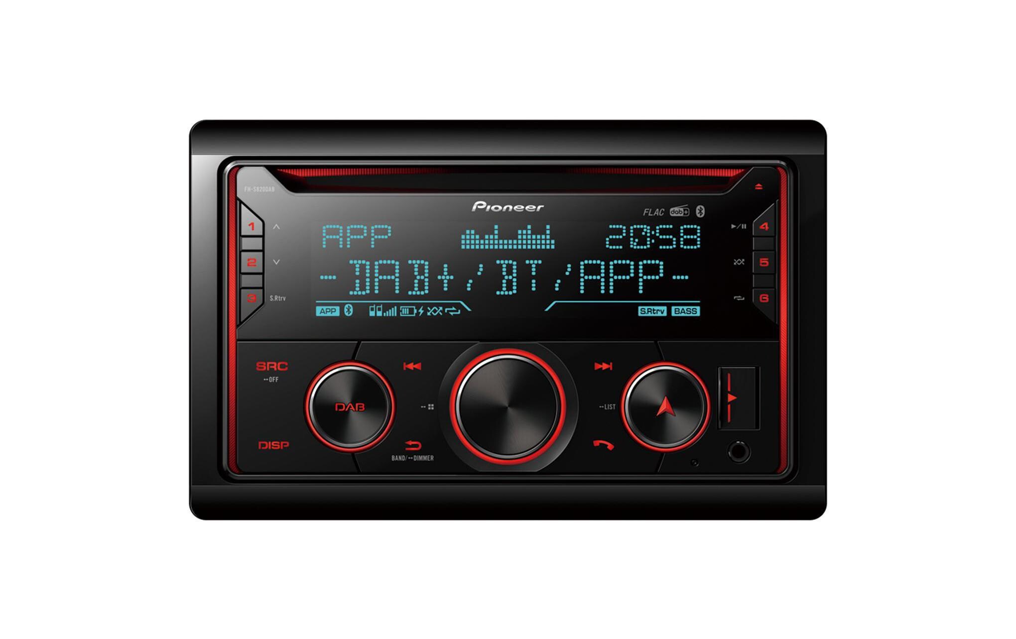 Moniceiver FH-S820DAB 2 DIN<br>Autoradio mit DAB; DAB+-Tuner