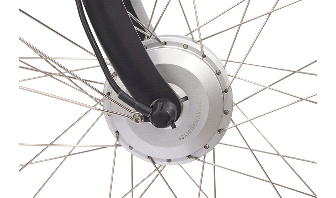El-cykel Comfort Plus 36V-11,6Ah 7-gear antracit sort