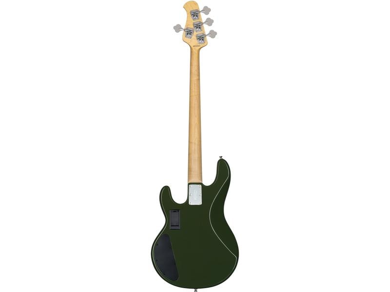 Sterling by Music Man E-Bass StingRay Ray4HH – Olive 4-seitiger Bass mit Aktivelektronik und 2 Humbucker