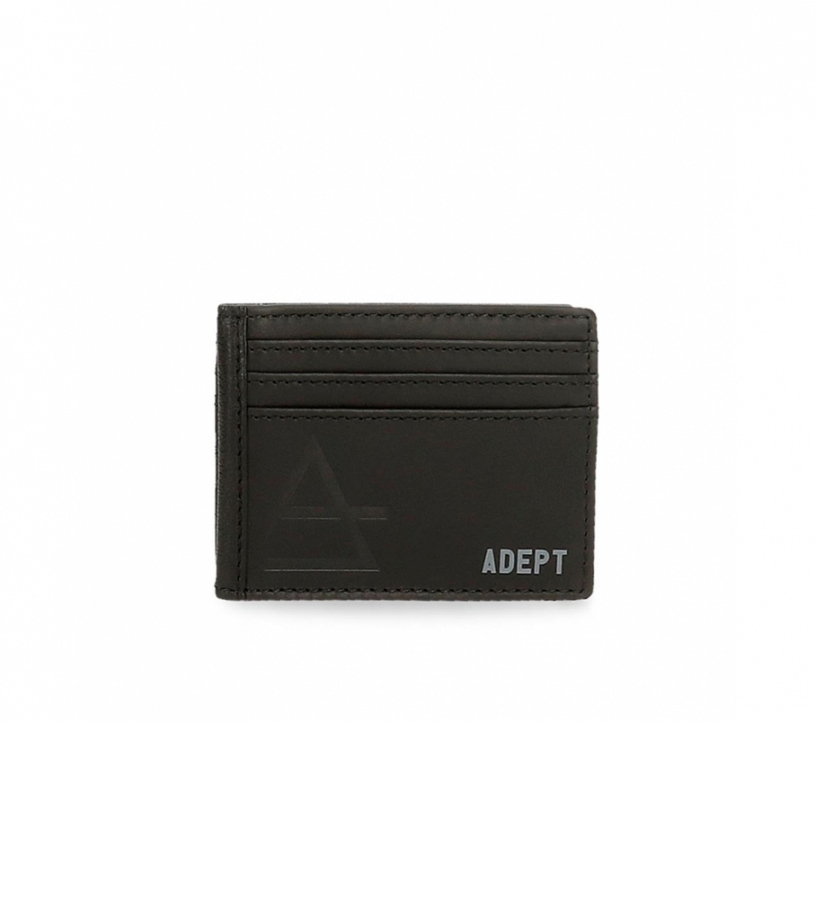 Bolsa Joumma Tarjetero Adept Jim Preto -9,5x7,5cm-