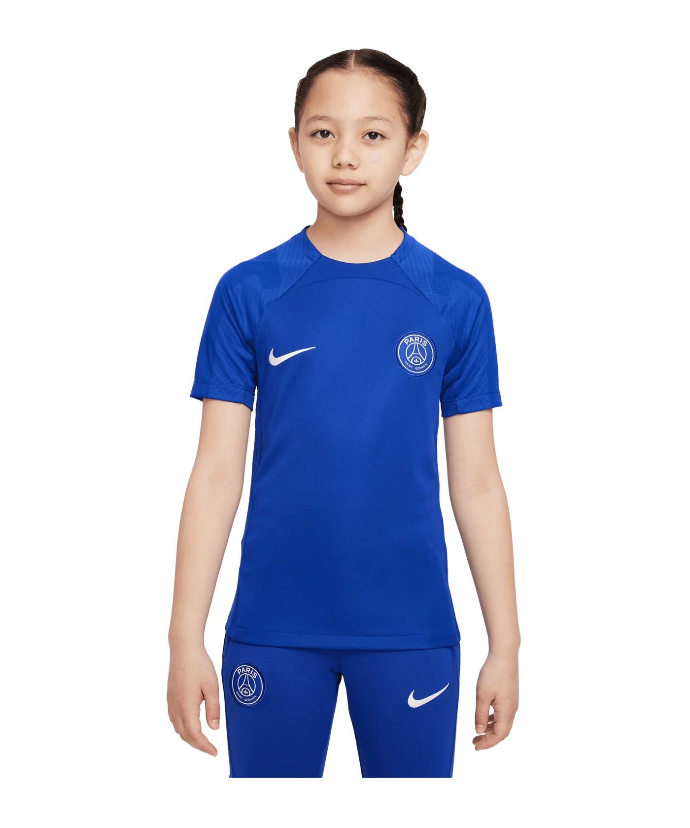 Nike Paris St. Germain Strike Trainingsshirt Kids Blau F418