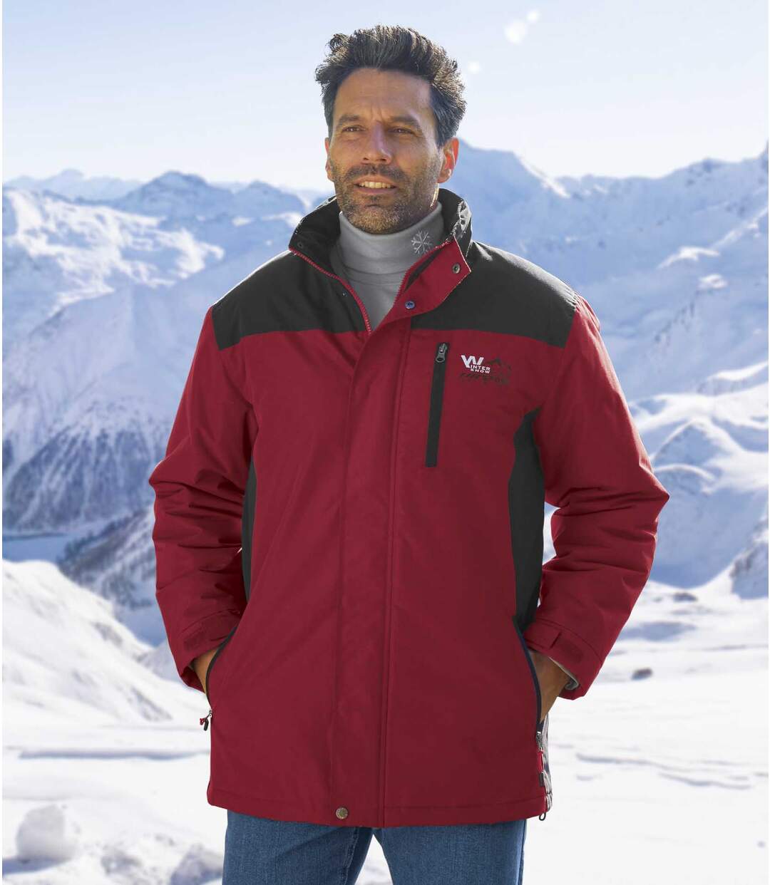 Parka Ski Bicolore Winter Snow